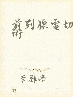 前列腺电切术手术