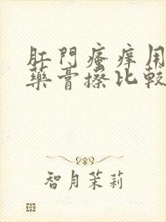 肛门瘙痒用什么药膏擦比较好