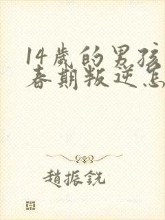 14岁的男孩青春期叛逆怎么办