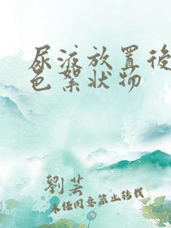 尿液放置后有白色絮状物