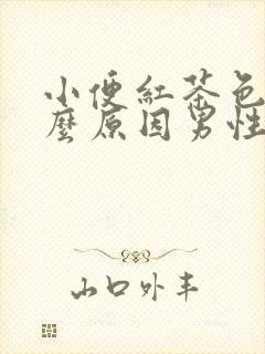 小便红茶色是什么原因男性