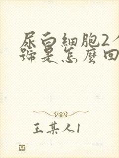 尿白细胞2个加号是怎么回事