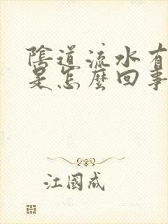 阴道流水有臭味是怎么回事