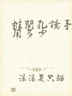 椎间孔镜手术费用多少