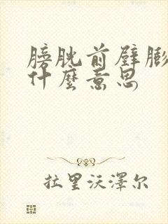 膀胱前壁膨出是什么意思