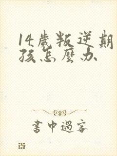 14岁叛逆期男孩怎么办