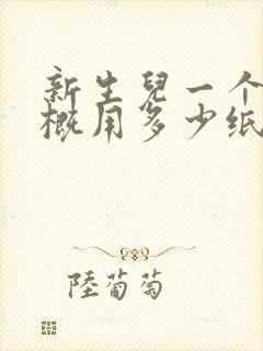 新生儿一个月大概用多少纸尿裤