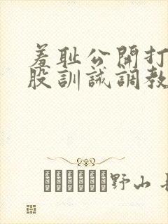 羞耻公开打光屁股训诫调教