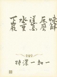 下水道反味特别严重怎么解决