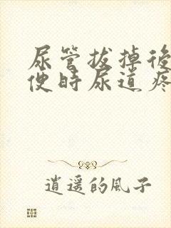 尿管拔掉后,小便时尿道疼怎么办