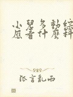 小儿多动综合征应看什么科