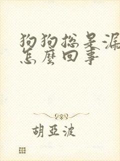 狗狗总是漏尿是怎么回事