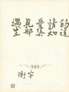 遇见爱情的利先生哪集知道身世