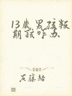 13岁男孩叛逆期该咋办