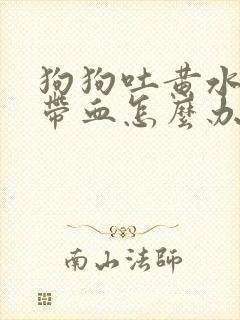 狗狗吐黄水拉稀带血怎么办