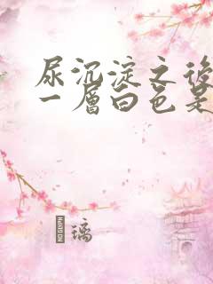 尿沉淀之后底下一层白色是什么