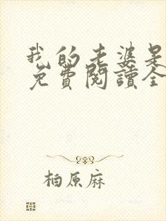 我的老婆是总裁免费阅读全文