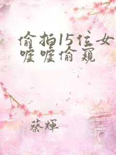 偷拍15位女厕嘘嘘偷窥