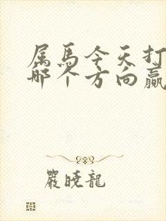 属马今天打牌坐哪个方向赢