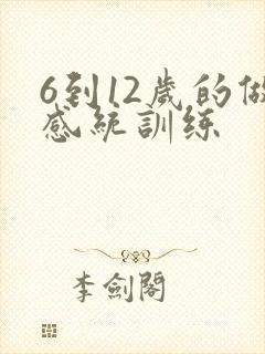 6到12岁的做感统训练