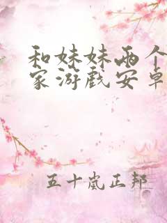 和妹妹两个人看家游戏安卓版