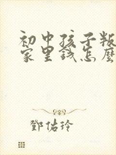 初中孩子叛逆偷家里钱怎么办