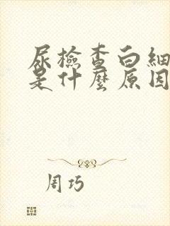 尿检查白细胞高是什么原因