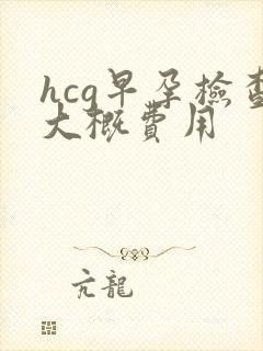 hcg早孕检查大概费用