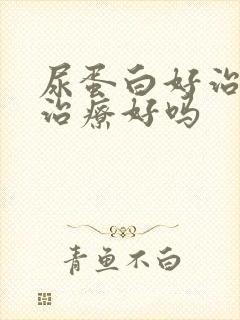 尿蛋白好治吗能治疗好吗