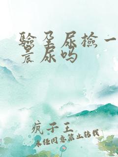 验孕尿检一定要晨尿吗