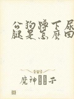 公狗蹲下尿不抬腿是怎么回事