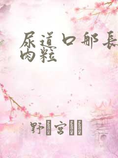 尿道口那长了小肉粒