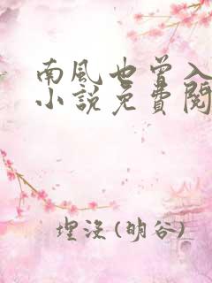 南风也曾入我怀小说免费阅读全文