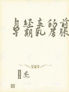 月经来的前一个星期乳房胀痛正常吗