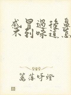 感冒过后鼻子闻不到味道怎么回事