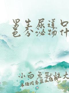 男生尿道口流白色分泌物什么原因