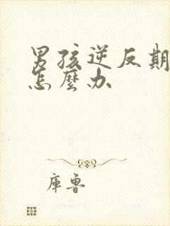 男孩逆反期家长怎么办