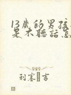 13岁的男孩总是不听话怎么办