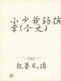 小少爷的挨打日常(全文)