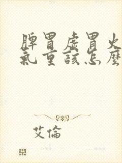 脾胃虚胃火旺湿气重该怎么调理