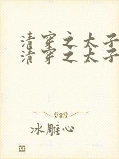 清穿之太子娇妃清穿之太子娇妃