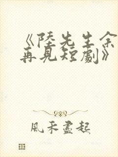 《陆先生余生不再见短剧》