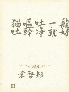 猫呕吐一般把胃吐干净就好了吗