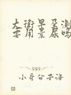 大卫早孕测试纸要用晨尿吗