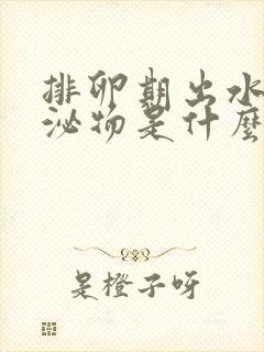 排卵期出水样分泌物是什么原因