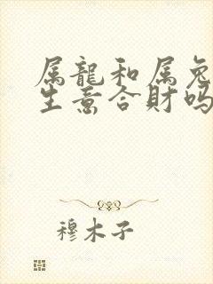 属龙和属兔的做生意合财吗