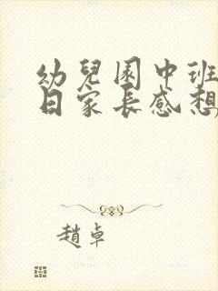 幼儿园中班开放日家长感想