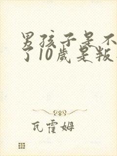 男孩子是不是到了10岁是叛逆期