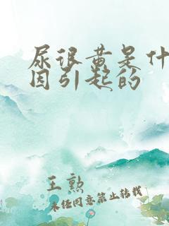 尿很黄是什么原因引起的