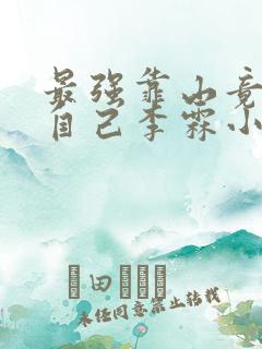 最强靠山竟是我自己李霖小说